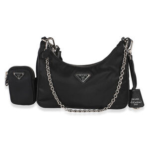 Prada Black Re-Nylon Re-Edition 2005 Bag